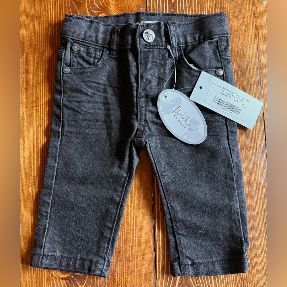 Frenchi Charcoal Baby Boy Jeans Size 6m